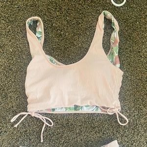 Cupshe swim suit, reversible